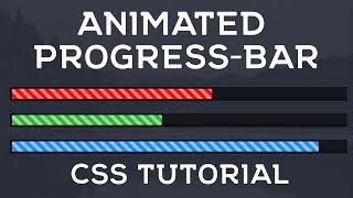 Animated Progress Bar CSS | CSS Tutorial