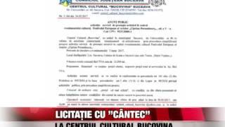 Licitație "cu cântec" la Centrul Cultural Bucovina