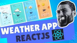 React Tutorial: Building a Live Weather App with React JS | OpenWeatherMap API