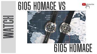 Seiko 6105-8110 homage vs homage