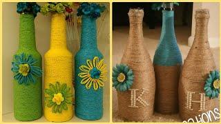 Latest Jute Rope Diy Wine Bottles Decorations Ideas