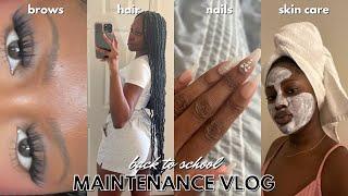 MAINTENANCE VLOG | HAIR, NAILS, BROWS, ETC. - JASMINE ADETUNJI