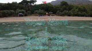 Toplo More i ljetna Kiša #sseemmiirr #more #sea #see #travel #enjoy