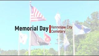 Memorial Day at the Kennesaw City Cemetery