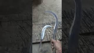 Blacksmith made a pair of sickles#blacksmith #nagaland #sickle #shorts