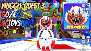 [WUGGLE QUEST 3] ALL LOCATIONS TO FIND ALBINO WUGGLES in Morph World TOYSHOP