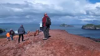 Heimaey Island Iceland Panorama