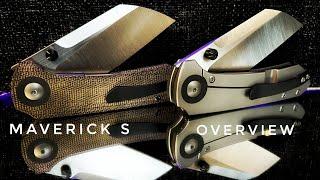 Christensen Knifeworks Maverick S - Frame + Liner Lock - Knife Overview