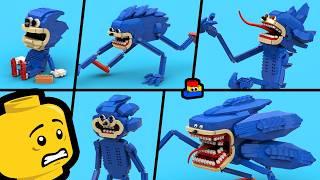 Building LEGO Shin Sonic: ALL FORMS (The Sonic Tapes)