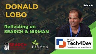 Donald Lobo on SEARCH and NIRMAN | Tech4Dev's Founder Visit