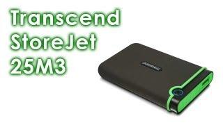 Обзор внешнего HDD Transcend StoreJet 25M3 - ударопрочный USB3.0, 1TB. Надежный бекап для всей семьи