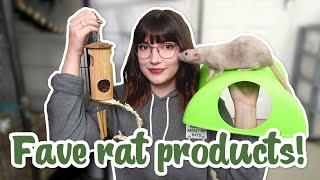 My top favourite items to use with pet rats!