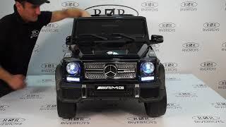 Сборка детского электромобиля RiverToys Мercedes Benz G65