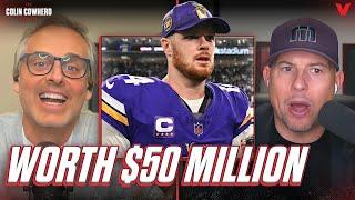 Sam Darnold deserves BIG MONEY from Minnesota Vikings after thrashing Packers | Colin Cowherd NFL