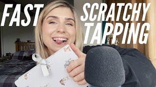 ASMR | FAST SCRATCHY-TAPPING! ️