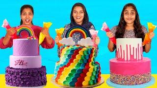 2 LAYER CAKE DECORATING CHALLENGE| ഒരു കിടിലൻ കേക്ക് ഡെക്കറേറ്റിംഗ് ചലഞ്ച് | PULLOTHI