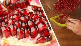  How to Cut Pomegranate & Make Juice  Easy Method! #Life Hack | Handimania