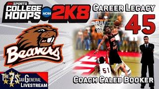 Caleb Booker Career Legacy | College Basketball 2K8 | Livestream 45