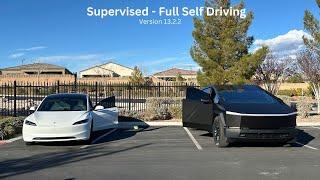 Navigate to Wow Car Wash | Tesla Model 3 - Supervised Full Self Driving 13.2.2