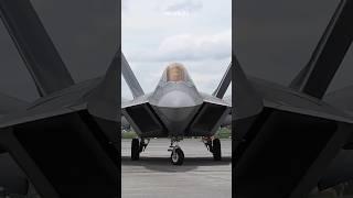 F-22 Raptor Preparing for Takeoff