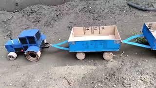 HOW TO MAKE BLUE  TRACTOR