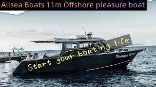 Allsea boats built 11m lifestle offshore fishing boat