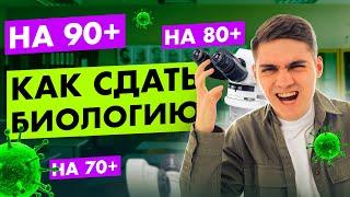 ПЛАН ПОДГОТОВКИ на 70+, 80+ и 90+ баллов по БИОЛОГИИ | Марк Ламарк | 100балльный репетитор