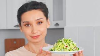 I can't stop eating this cabbage and cucumber salad! Juicy crispy salad! Easy delicious recipе