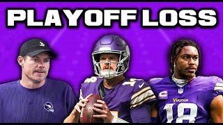 The Minnesota Vikings Are DONE! The Rams Destroyed Them In The Playoffs: Live Reaction