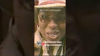 Jaguar Wright working wih Jay-Z on Unplugged #jaguarwright #JayZ #rocafellarecords #hiphopvcr