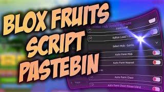 Roblox Blox Fruits Pastebin BEST Script / Hack [AUTO FARM, AUTO CHEST] - Working On Pc 2024