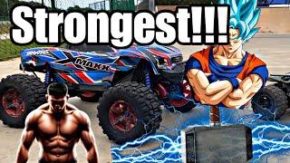 Strongest RC Car EVER!!! Xmaxx VS Maxx Slash!!!