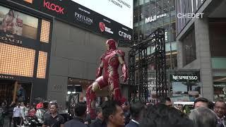 Launching of Marvel Studios: ​​Ten Years of Heroes Exhibition, Pavilion Kuala Lumpur