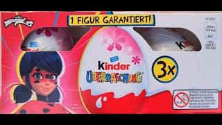 New 2020! Kinder Surprise eggs T3 Miraculous 2 - Ladybug распаковка упаковки на 3 киндер - сюрприза