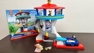 Paw Patrol Lookout Tower Playset Toys Unboxing & Review