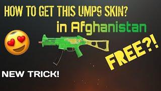 How to get UMP9 green skin in |Afghanistan