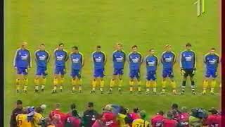 [UEFA Euro 2000] Russia vs Ukraine 1999 Ukraine Brodcast - Anthem Ukraine and Russia 09.10.1999