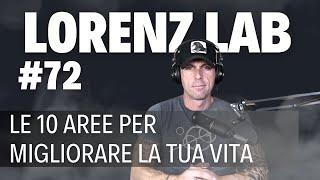 LORENZ LAB #72 - Le 10 aree per migliorare la tua vita