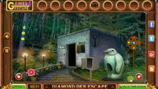 DIAMOND DEN ESCAPE Walkthrough (games4Escape)