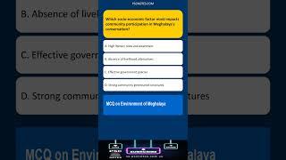 Which socio-economic factor most impacts community participation in Meghalaya's conservation?
