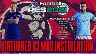 VirtuaRED V3 Mod Install Tutorial - EASY Guide For The BEST FOOTBALL MOD! [DP7] | eFootball PES 2021