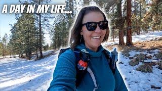 A Day in My Life as a Hiker | Solo Winter Hiking in Montana