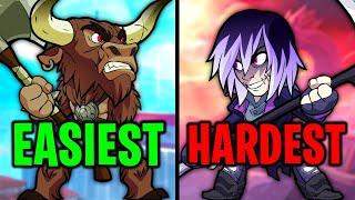 Ranking Every Legend From EASIEST to HARDEST