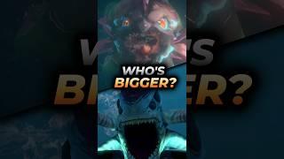 Is the KRAKEN or REAPER LEVIATHAN BIGGER?! Sea of Thieves & Subnautica Content