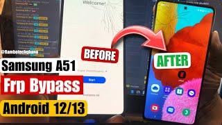 SAMSUNG A51 FRP Bypass (Android 12/13) EASY 2024 Method (They Don't Want You To Know!) Unlocktool