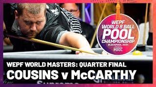 ALL STAR QUARTER FINAL | Quarter Final | Tom Cousins v Ronan McCarthy | 2024 WEPF World Mens Masters