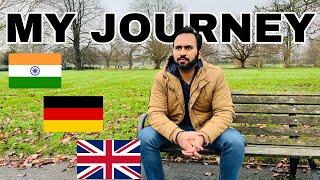 Journey Of My Life From India To UK Via Germany | Indian Vlogger In England