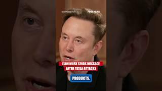 Elon Musk sends message after Tesla attacks #foxnews #trump #politics #elonmusk