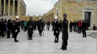 Change of Guards at Anıtkabir. Mustafa Kemal Atatürk Mausoleum. Feb. 17. 2013