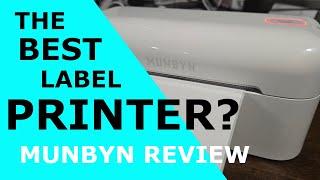 The BEST Label Printer?  Crazy technology!  MUNBYN Thermal Label Printer Review and Unboxing!